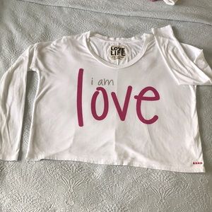 I am love soft white T-shirt
